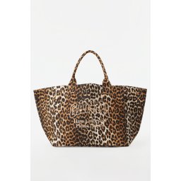 Ganni shopper XXL A7161 leopard