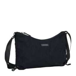 New Rebels Ribbi Rose Schoudertas 6.1L Ribstof Polyester - Comfortabele dagelijkse crossbody - Zwart