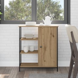 vidaXL Dressoir Artisan Eiken 70 x 30 x 80 cm