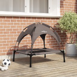 vidaXL Hondenbed Bruin 76 x 62 x 70,5 cm Staal