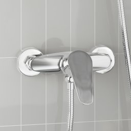 vidaXL Douchemengkraan Chroom G 1 / 2 inch