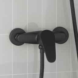 vidaXL Douchemengkraan Zwart G 1 / 2 inch