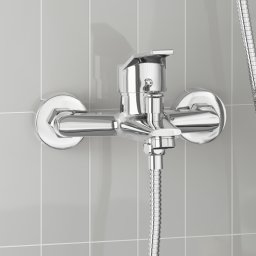 vidaXL Douchemengkraan Chroom G 1 / 2 inch