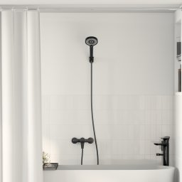vidaXL Doucheset Zwart G 1 / 2 inch Koper