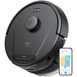 Eufy L60 Hybrid Robot stofzuiger Zwart