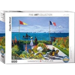 Claude Monet - Garden at Sainte-Adresse Puzzel (1000 stukjes)