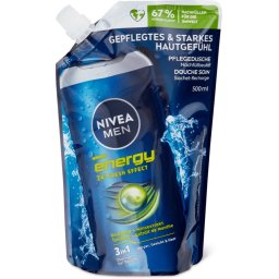 Nivea Men Energy 3-in-1 Douchegel Navulling