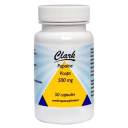 Clark Papaine 500mg Capsules