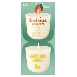 Bolsius Grapefruit & Ginger Candle Refills