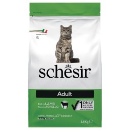 Voordeelpakket: 2x 1,5kg Schesir Cat Original met lam droogvoer voor katten