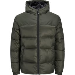 JACK&JONES - Maat M - JJCHILI PUFFER HOOD Heren Jas