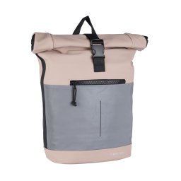 New Rebels Bowie New York Oudroze 21L Rugzak Rolltop Reflectie Waterafstotend Laptop 15.6"