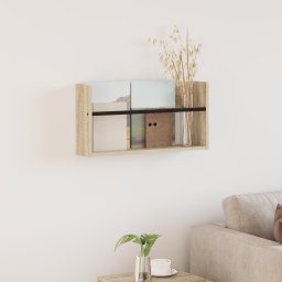 vidaXL Tijdschrift Rek Sonoma Eiken 60 x 12 x 30 cm Bewerkt hout