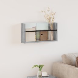 vidaXL Tijdschrift Rek Grijs Sonoma 60 x 12 x 30 cm Bewerkt hout
