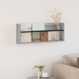 vidaXL Tijdschrift Rek Grijs Sonoma 80 x 12 x 30 cm Bewerkt hout