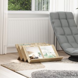 vidaXL Tijdschrift Rek Sonoma Eiken 65 x 53 x 28,5 cm Bewerkt hout