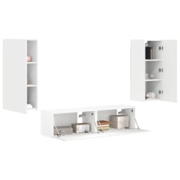 vidaXL Tv-meubelset 2 st 30 x 31 x 80 cm Wit