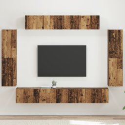 vidaXL TV-kast 8 st Oudhout