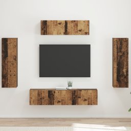 vidaXL TV-kast 5 st Oudhout