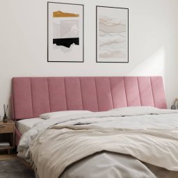 vidaXL Hoofdbordkussen "Hanko" 200 cm fluweel roze