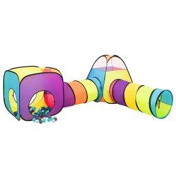 vidaXL Kinderspeeltent met 250 ballen 190x264x90 cm meerkleurig