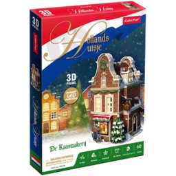 Cubic Fun - Hollandse Kaaswinkel 3D LED Puzzel (60 stukjes)