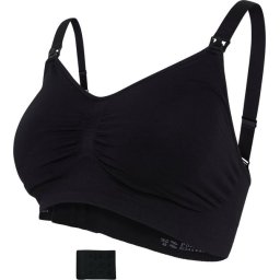 Carriwell - maat S - Naadloze Padded Voedingsbh - Black