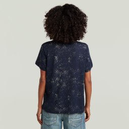 Allover Print T-Shirt - Meerkleurig - Dames