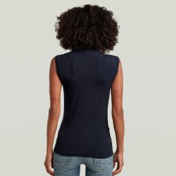 2nd Skin Mock T-Shirt - Wit - Dames