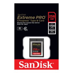 Sandisk CFexpress Extreme Pro 256GB 1700 / 1200MB/s type B