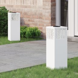 vidaXL Solar LED Pad Licht 2 st Warmwit 18 x 18 x 50 cm