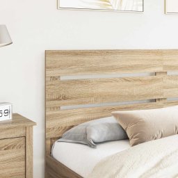 vidaXL Hoofdbord Sonoma Eiken Bewerkt hout
