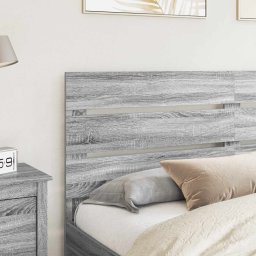 vidaXL Hoofdbord Grijs Sonoma Bewerkt hout
