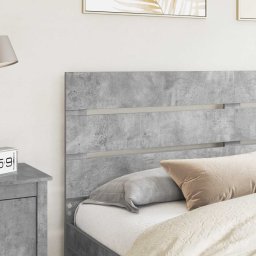 vidaXL Hoofdbord Beton Grijs Bewerkt hout