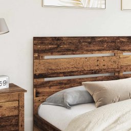 vidaXL Hoofdbord Oudhout Bewerkt hout