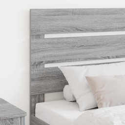 vidaXL Hoofdbord Grijs Sonoma Bewerkt hout