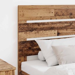 vidaXL Hoofdbord Oudhout Bewerkt hout