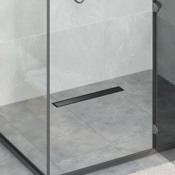 vidaXL Doucheafvoer 2-in-1 met 360° Sifon Zwart 50 cm
