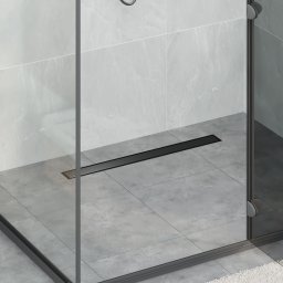 vidaXL Doucheafvoer 2-in-1 met 360° Sifon Zwart 70 cm