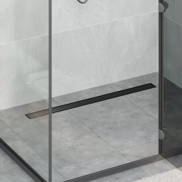 vidaXL Doucheafvoer 2-in-1 met 360° Sifon Zwart 90 cm