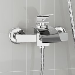 vidaXL Douchemengkraan Chroom G 1 / 2 inch