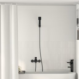 vidaXL Doucheset Zwart G 1 / 2 inch
