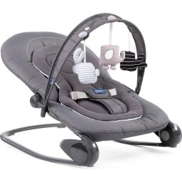 Chicco Relax Hoopla - Wipstoel baby - Met babygym speelboog - Comfortabel - Moon Grey
