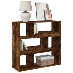 vidaXL Kamerscherm 100x33x94,5 cm bewerkt hout gerookt eikenkleurig
