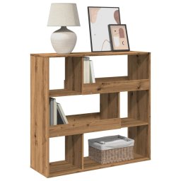 vidaXL Kamerscherm 100x33x94,5 cm bewerkt hout artisanaal eikenkleur