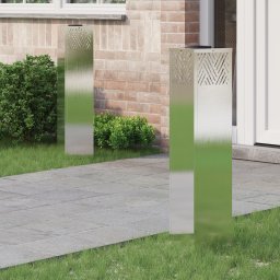 vidaXL Solar LED Pad Licht 2 st Warmwit 18 x 18 x 80 cm
