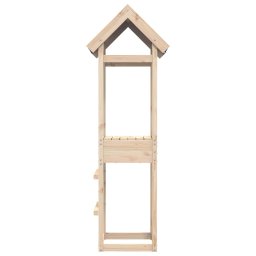 vidaXL Speeltoren Bruin 52,5 x 46,5 x 195 cm Massief grenenhout