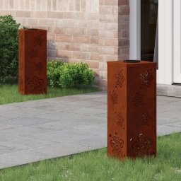 vidaXL Solar LED Pad Licht 2 st Warmwit 18 x 18 x 50 cm