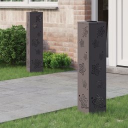 vidaXL Solar LED Pad Licht 2 st Warmwit 18 x 18 x 80 cm