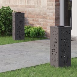 vidaXL Solar LED Pad Licht 2 st Warmwit 18 x 18 x 50 cm